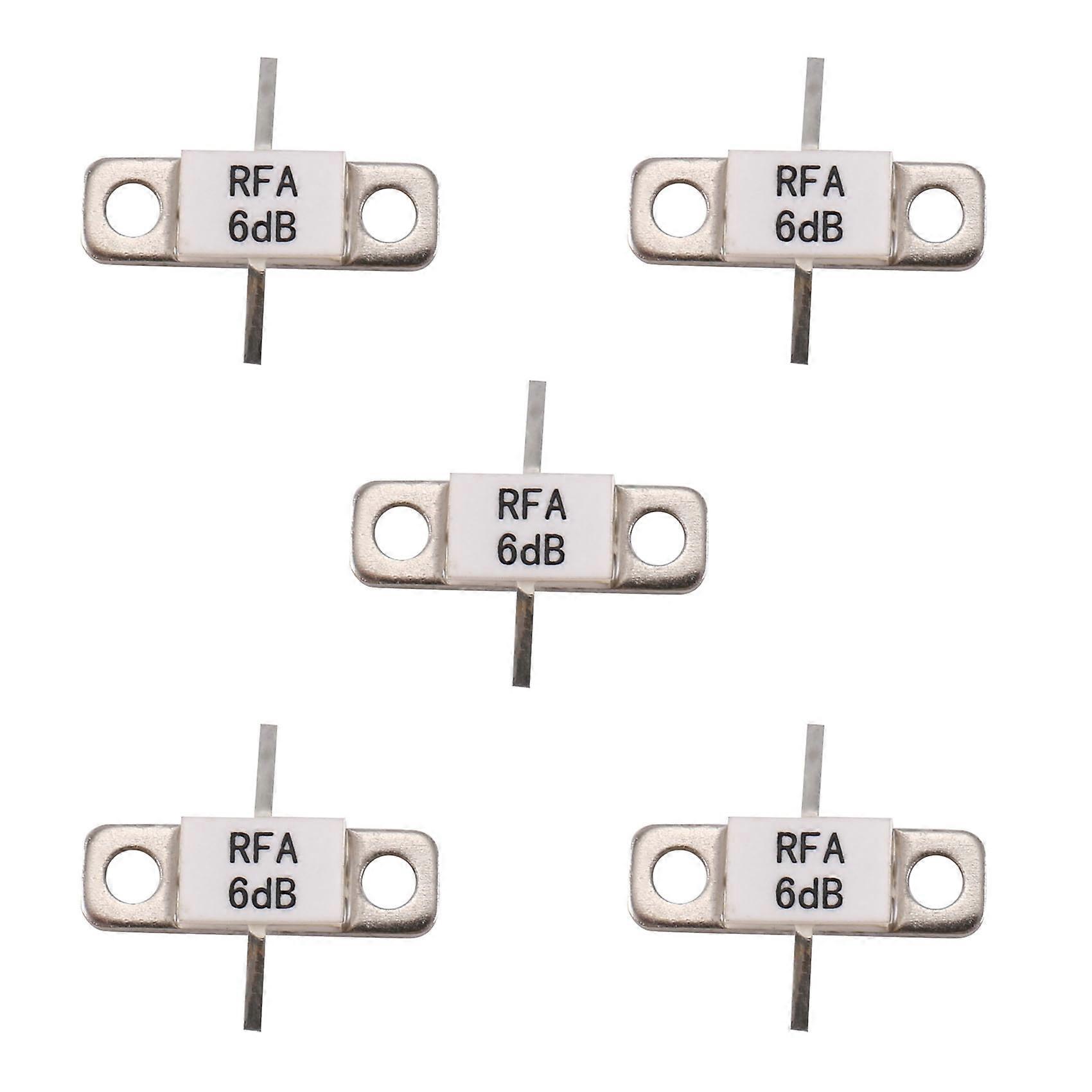 5X 6DB ATTENUATORS FLANGED 100 Watt 6 DB 100W-6DB RFP 100W-6DB 100Watt DC-3.0 Ghz RFP 100W-6DB RFR 6-100