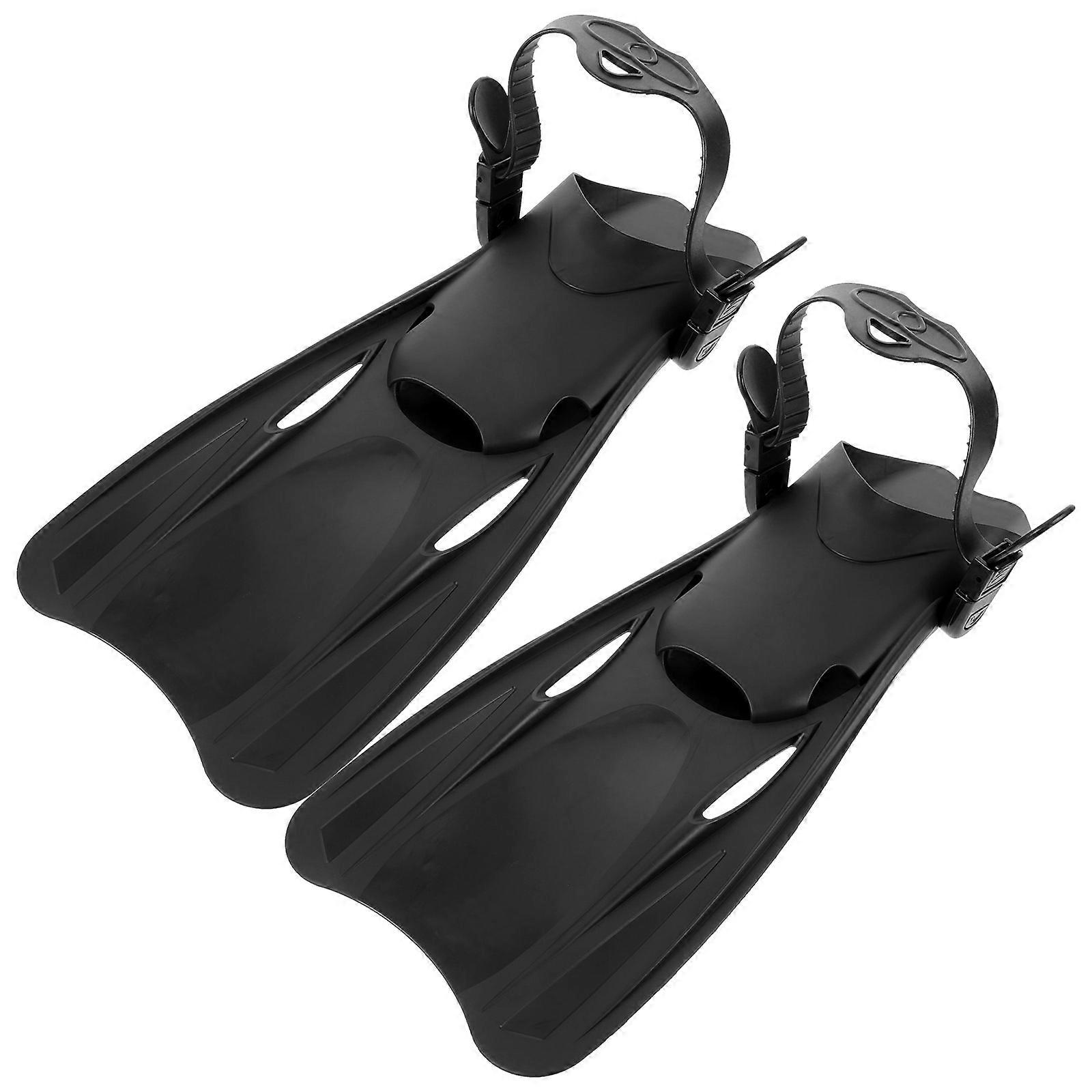 Swimming Training Fins Plastic for Snorkeling Use 1Pair