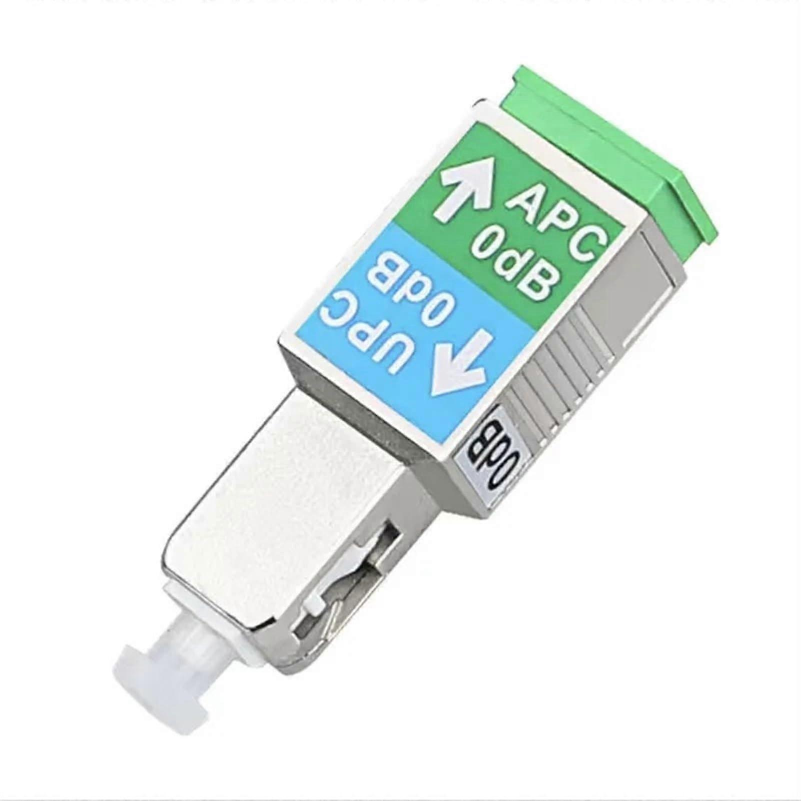 SC UPC to SC A Optical Adapter 0dB FTTH Connector Female Male SCUPC-SCA Blue, Compatible with SC UPC and SC A Connectors