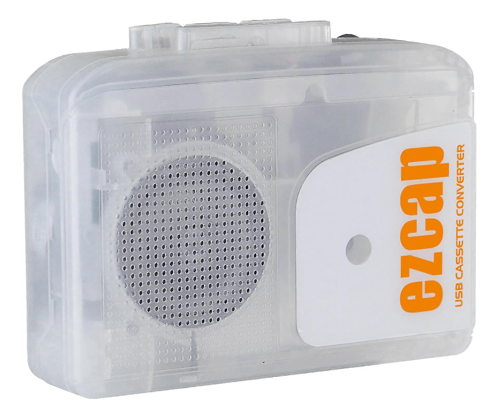 USB Cassette Converter MP3 WAV  Convert Cassette Tape to Digital Audio Files USB 2.0 Compatible MP3 WAV Output Portable