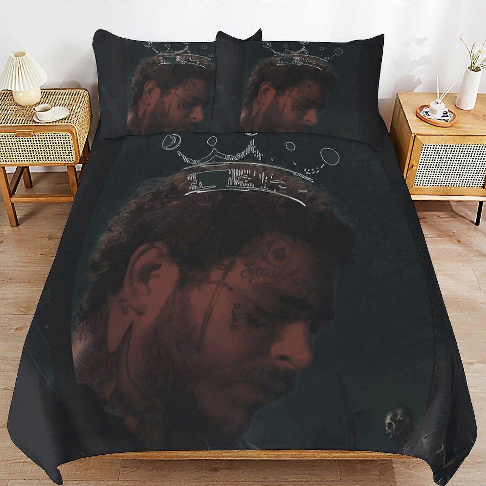 Post malone Long Term Use  Handling Minimal Style Smooth Fit Duvet Cover Sets Modern Touch