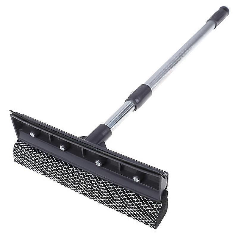 Telescopic Extendable Car Window Squeegee Cleaner Scrubber Brush Wiper Sponge