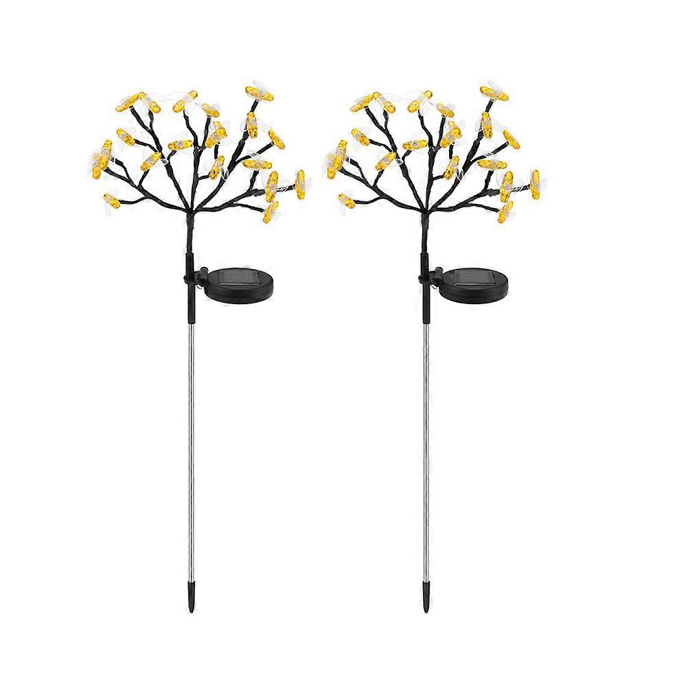 Creative Yard Light Solar Lights Bee Shape for Decoration 6Pcs Outdoor Lights