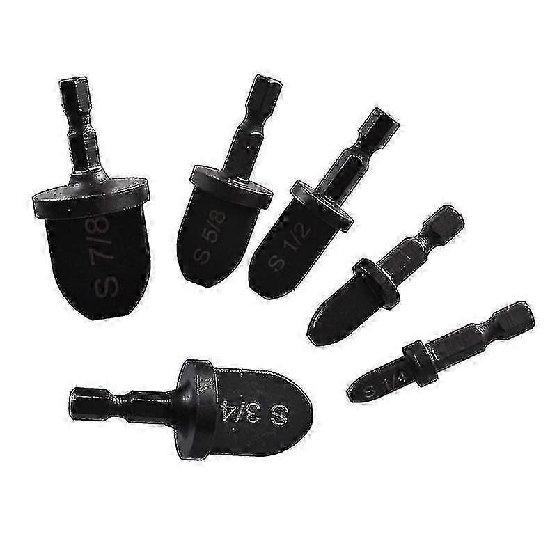Electric Expander Hexagonal Handle Black Imperial Copper Pipe Expander Set Air Conditioning Copper Pipe Expander (1set (6pcs))