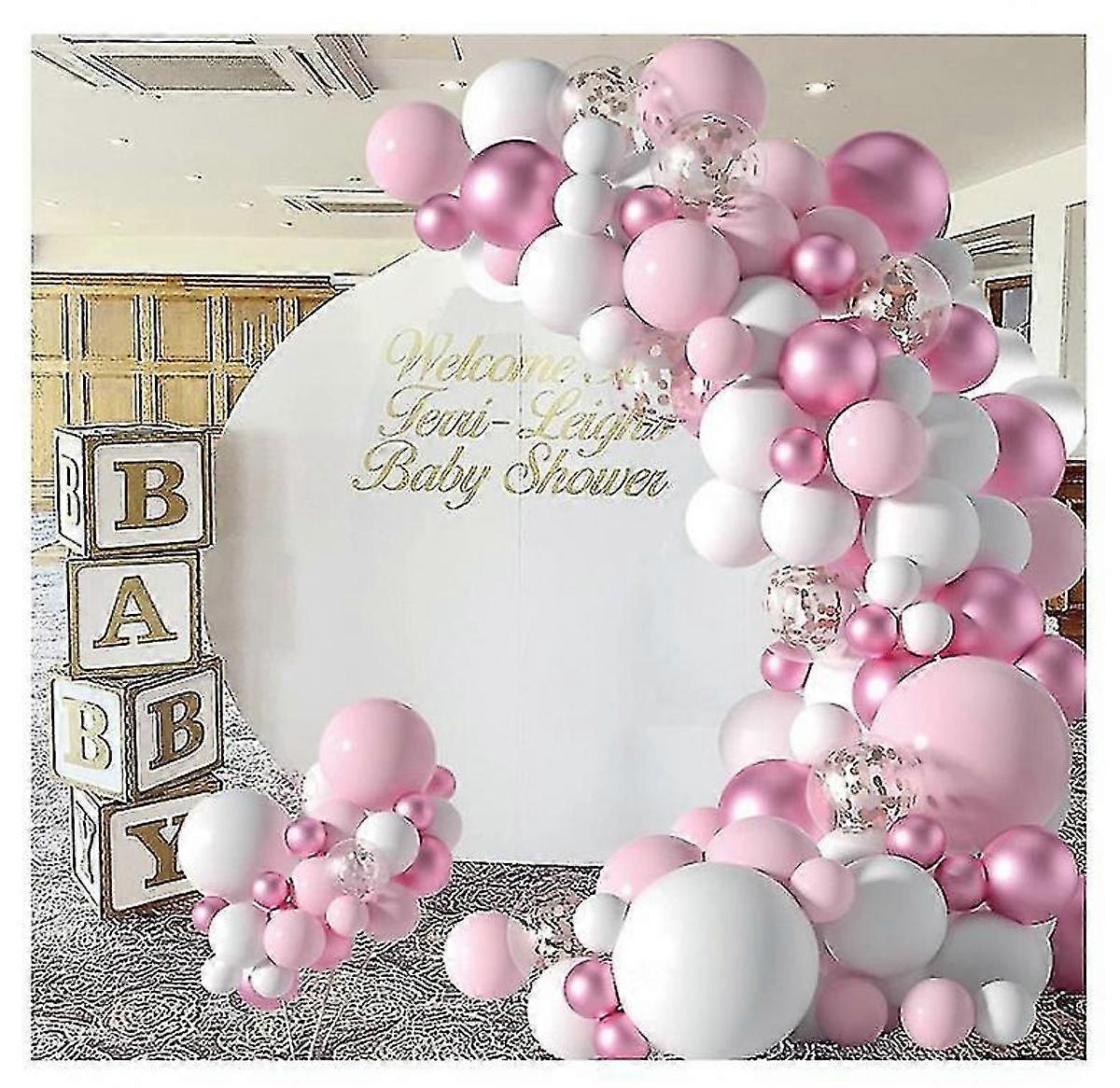 107pcs Decorations Set Balloons And Background Backdrop For Decor