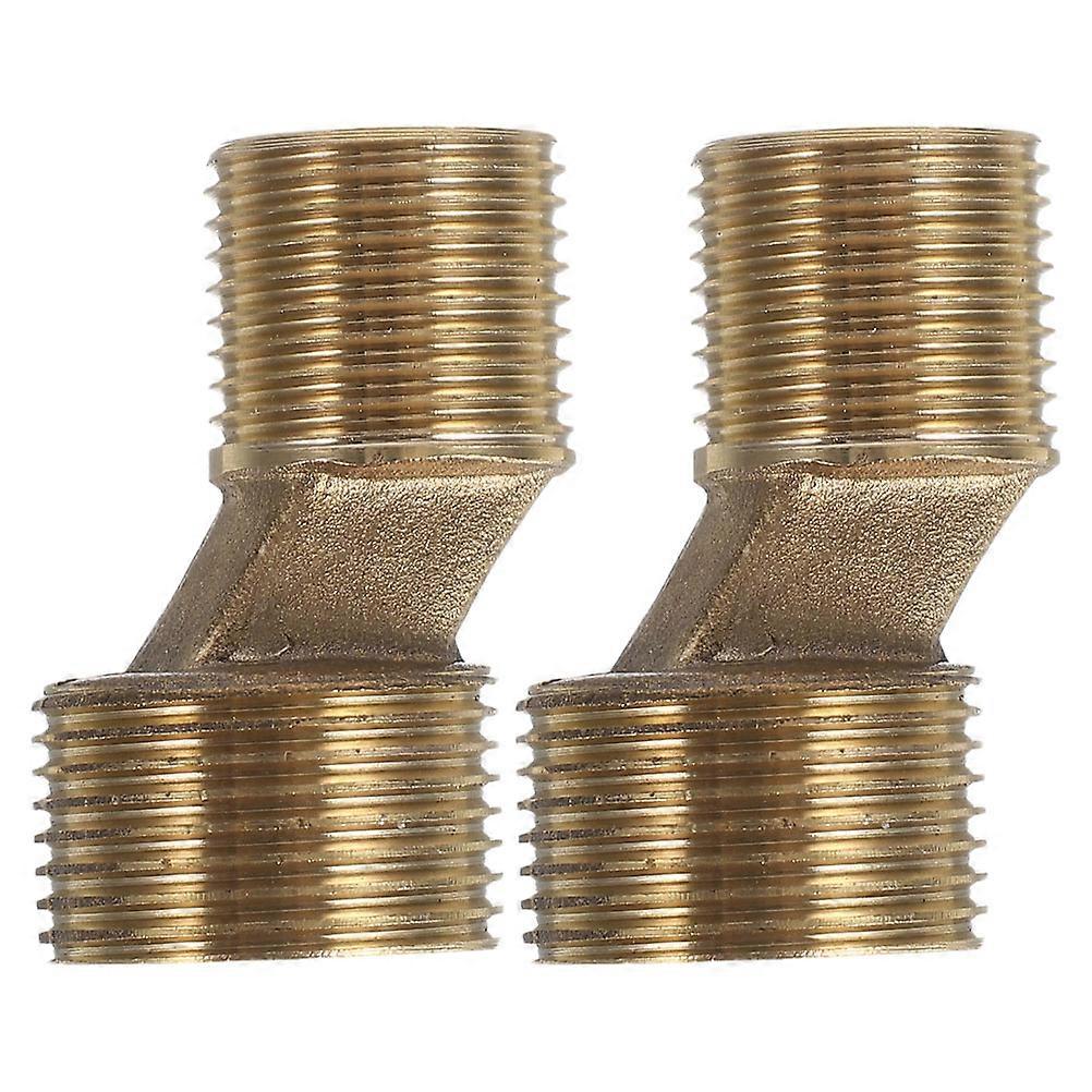 Copper Bathtub Faucet Elbow Adapter for Shower Installation 2Pcs