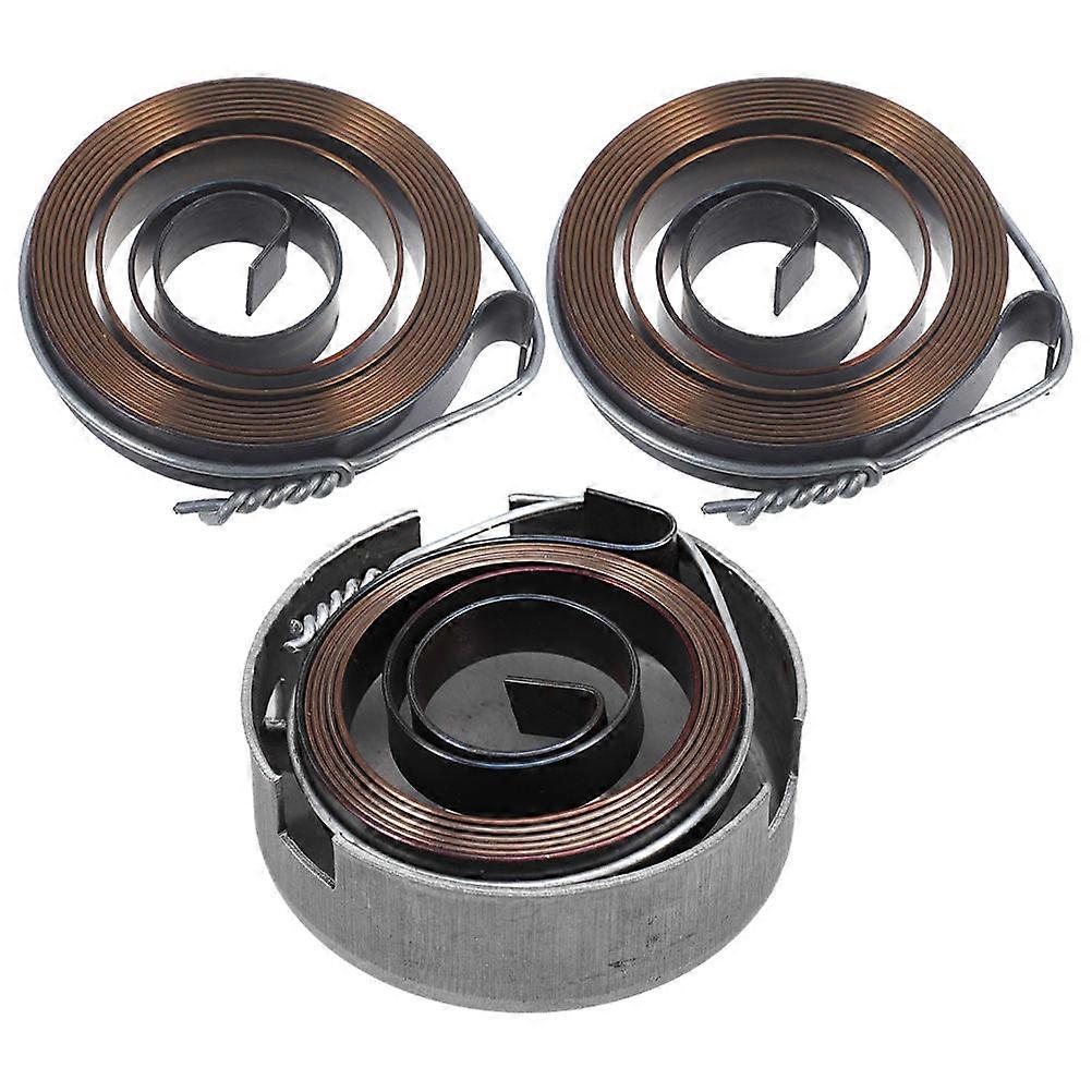 Drill Press Coil Spindle Spring for Quill Feed Replacement 3Pcs