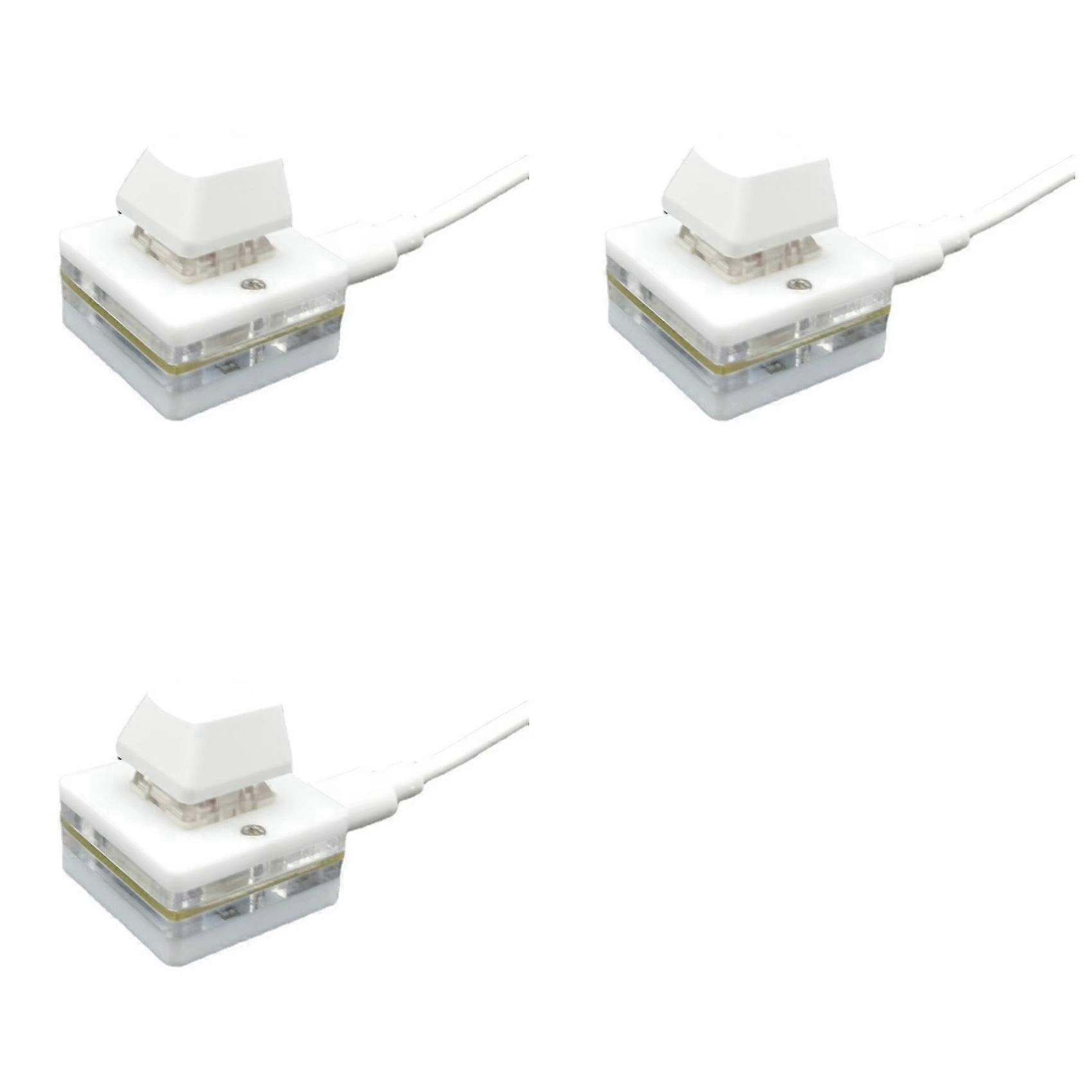 3X 1-Key Shortcut Keyboard USB Custom Programmable Macro Keyboard Hot Key Mouse One Key Button RGB Mini Keypad