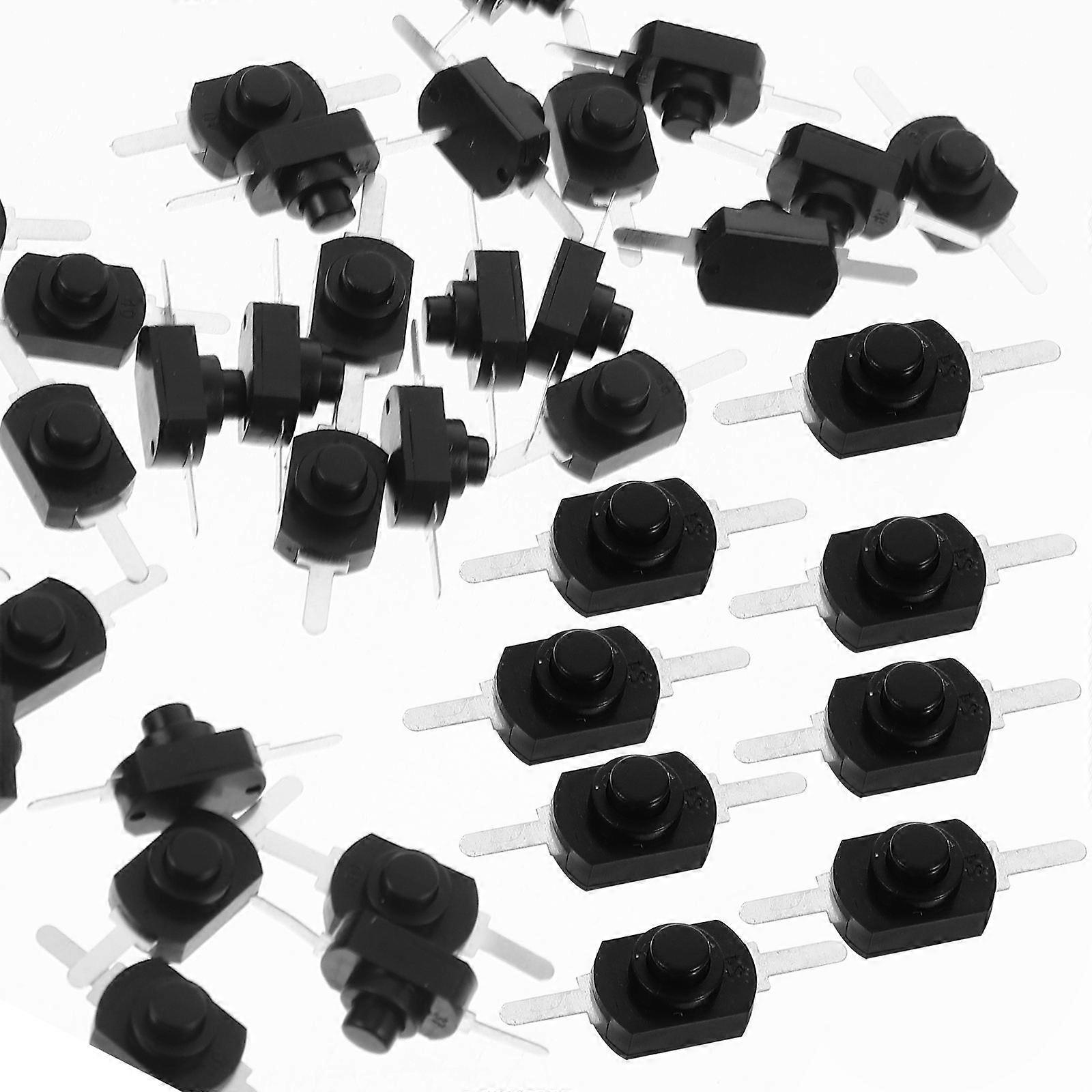 Micro Mini Push Button Switch for Electronic Products 50Pcs Latching Flashlight