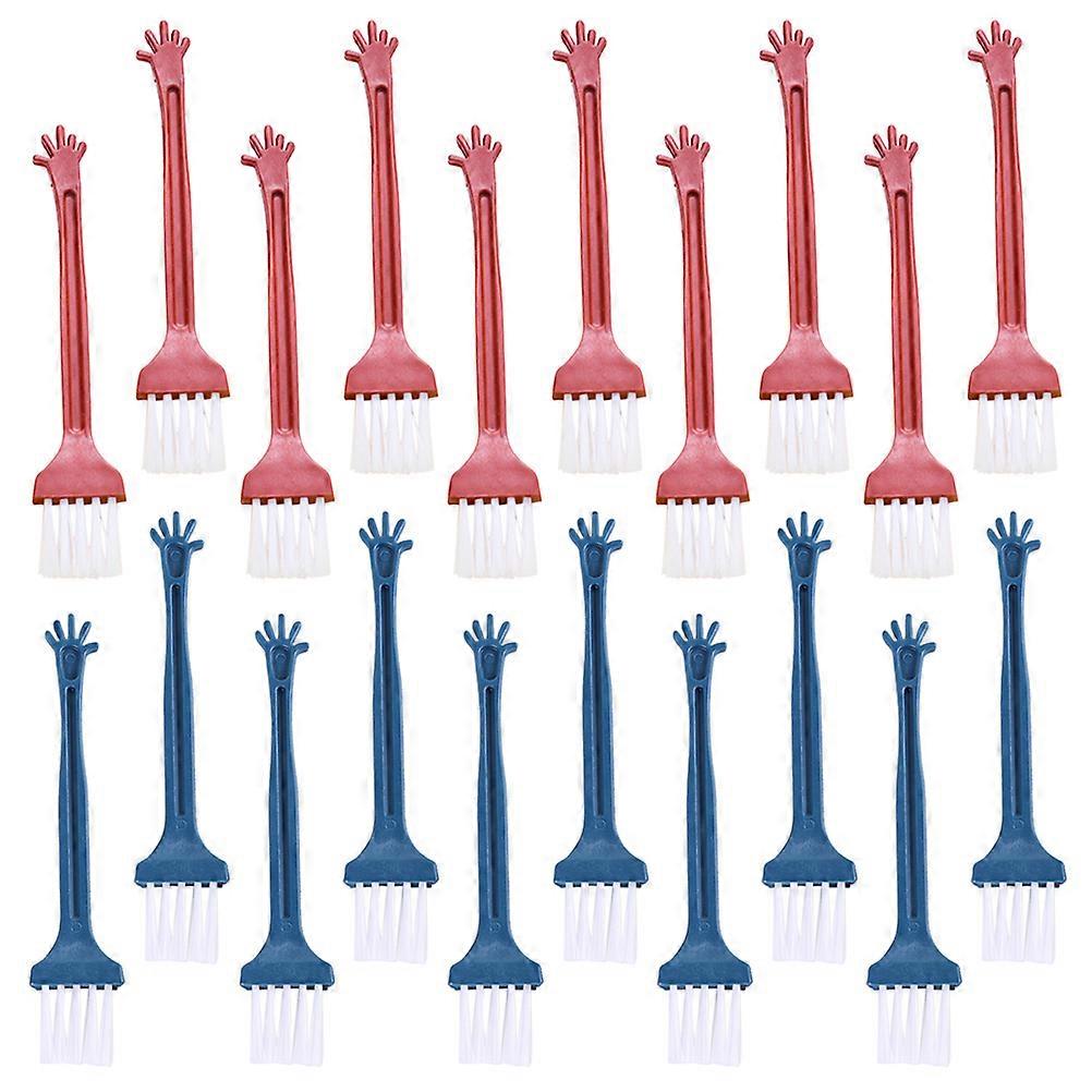 Keyboard Duster Brush Five-Finger Design for Cleaning Use 40Pcs
