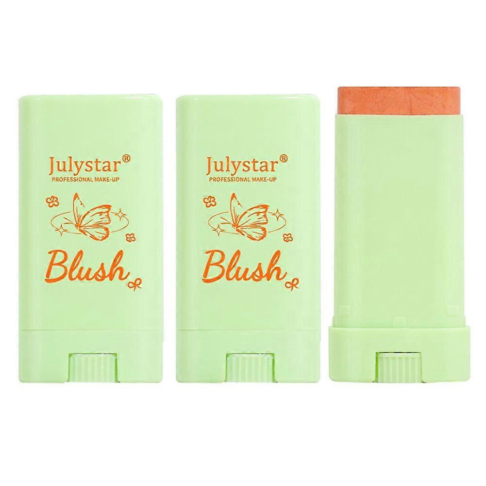 Blush Stick Set Matte Cream Easy Blend MultiUse for Cheeks Lips Eyes LongLasting Wear