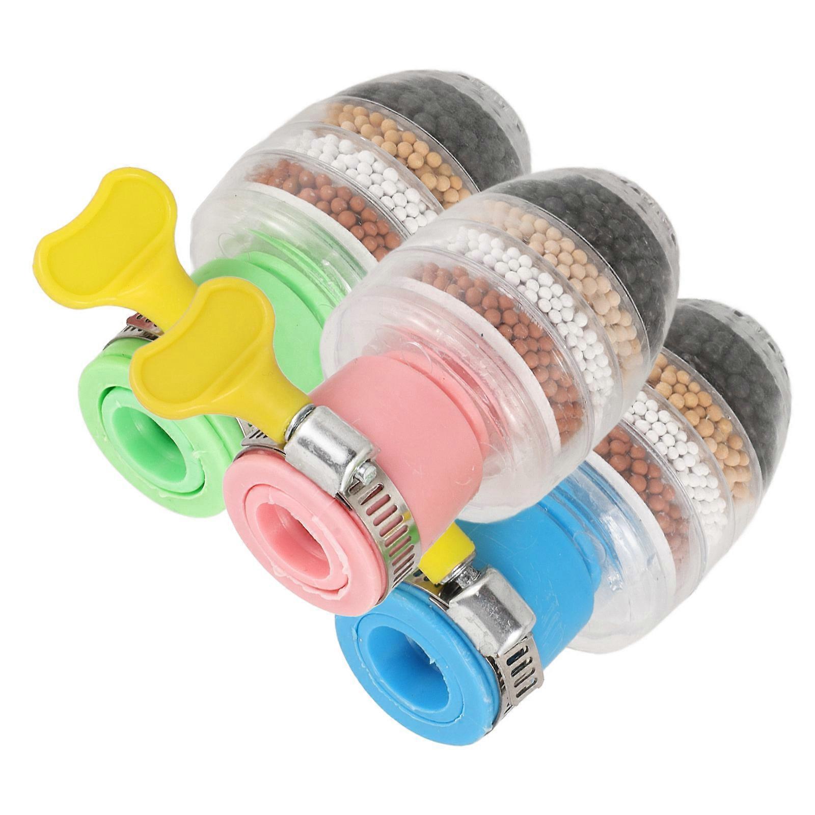 Nozzle Filter Plastic Faucet Filter for Kitchen Use 3Pcs