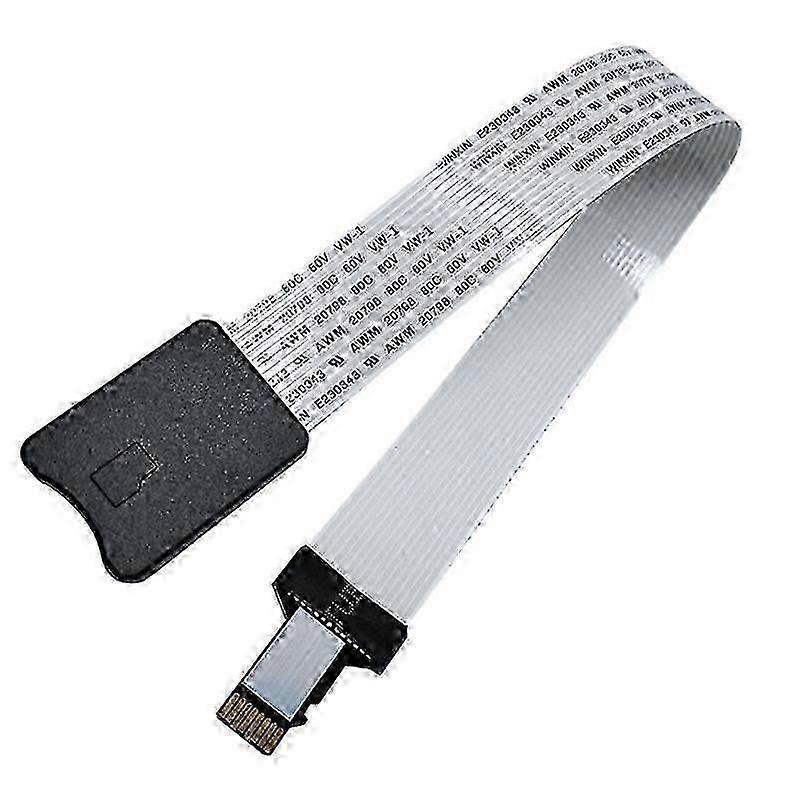 2025 25CM Micro-SD to Micro-SD Card Extension Cable TF Memory Card Reader Extension Adapter Cable for 3D