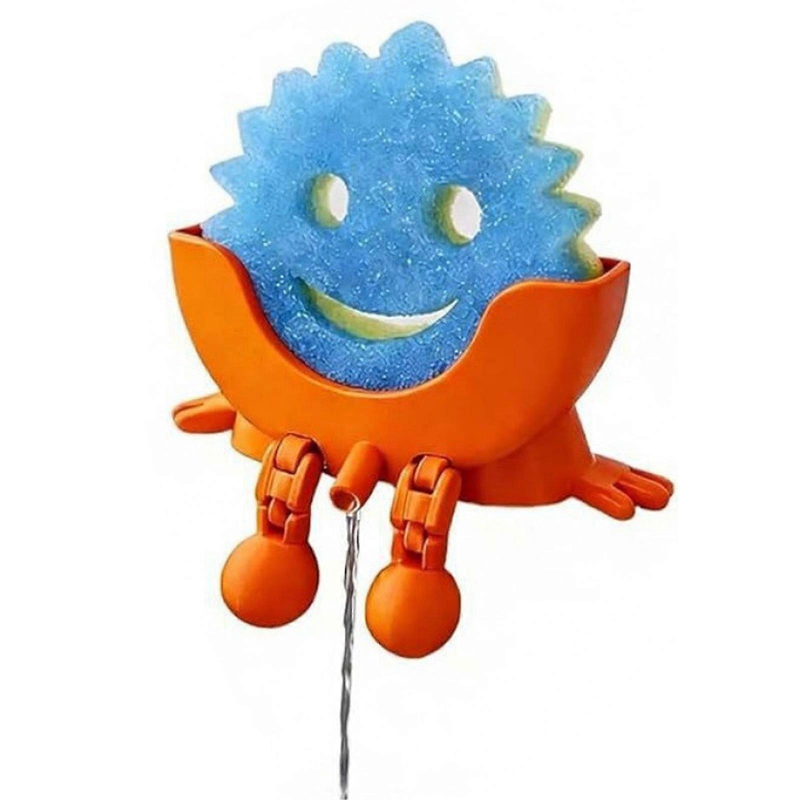 Sponge Holder with Drainage Durable, rust-resistant, easy to clean design. Organized Cleaning Space