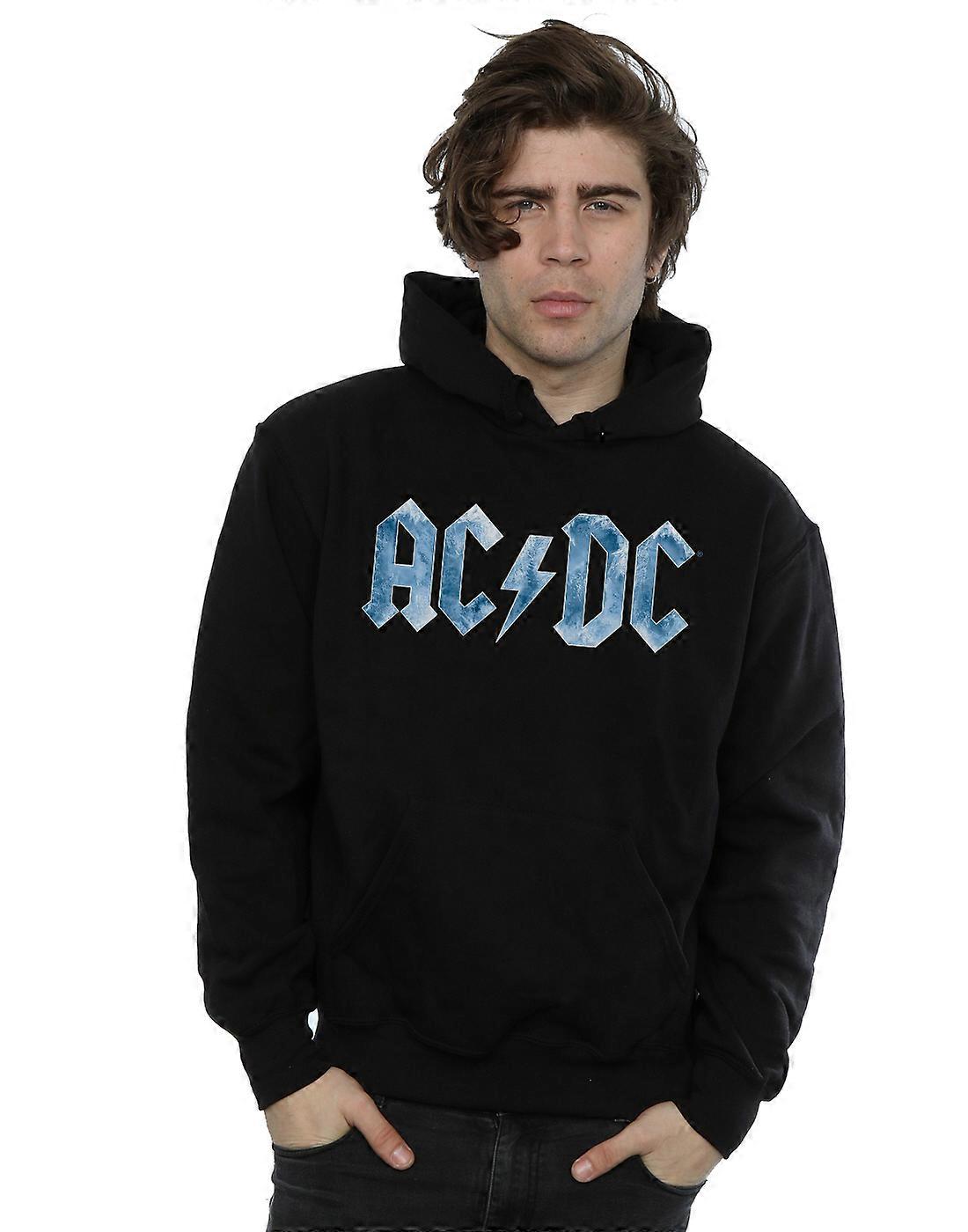 AC/DC Men's Blue Ice Logo Hoodie