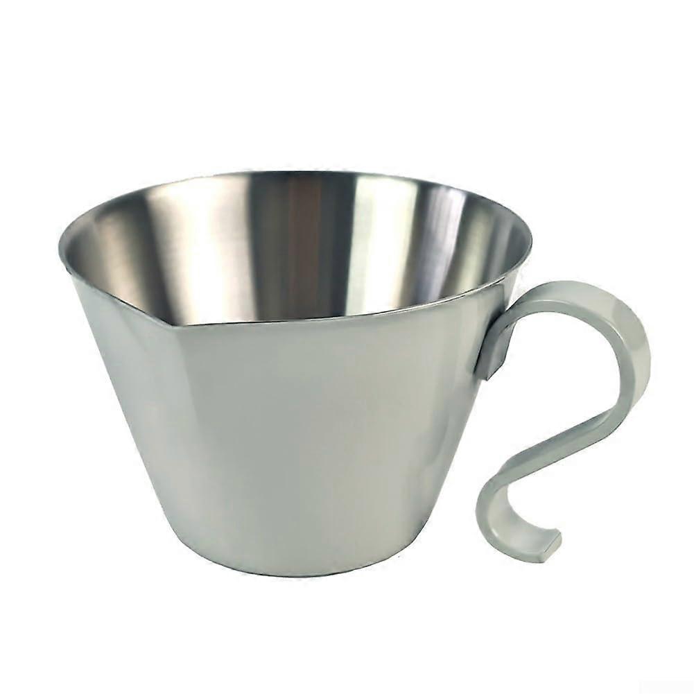 304 Stainless Steel Espresso Cup with Precise VShaped Spout, RustResistant Coffee Measuring Cup