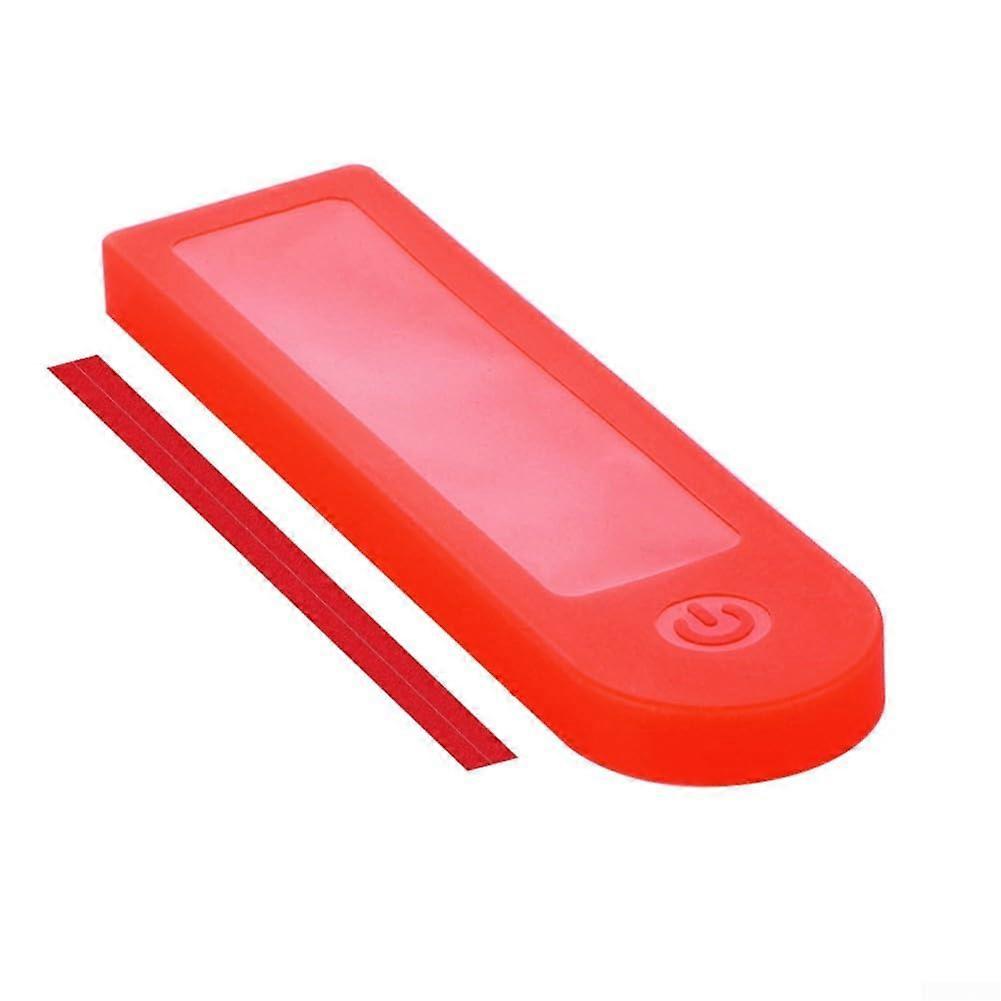 Dashboard Silicone Cover Red, Durable Electric Scooter Panel Protection for Ninebot MAX G30