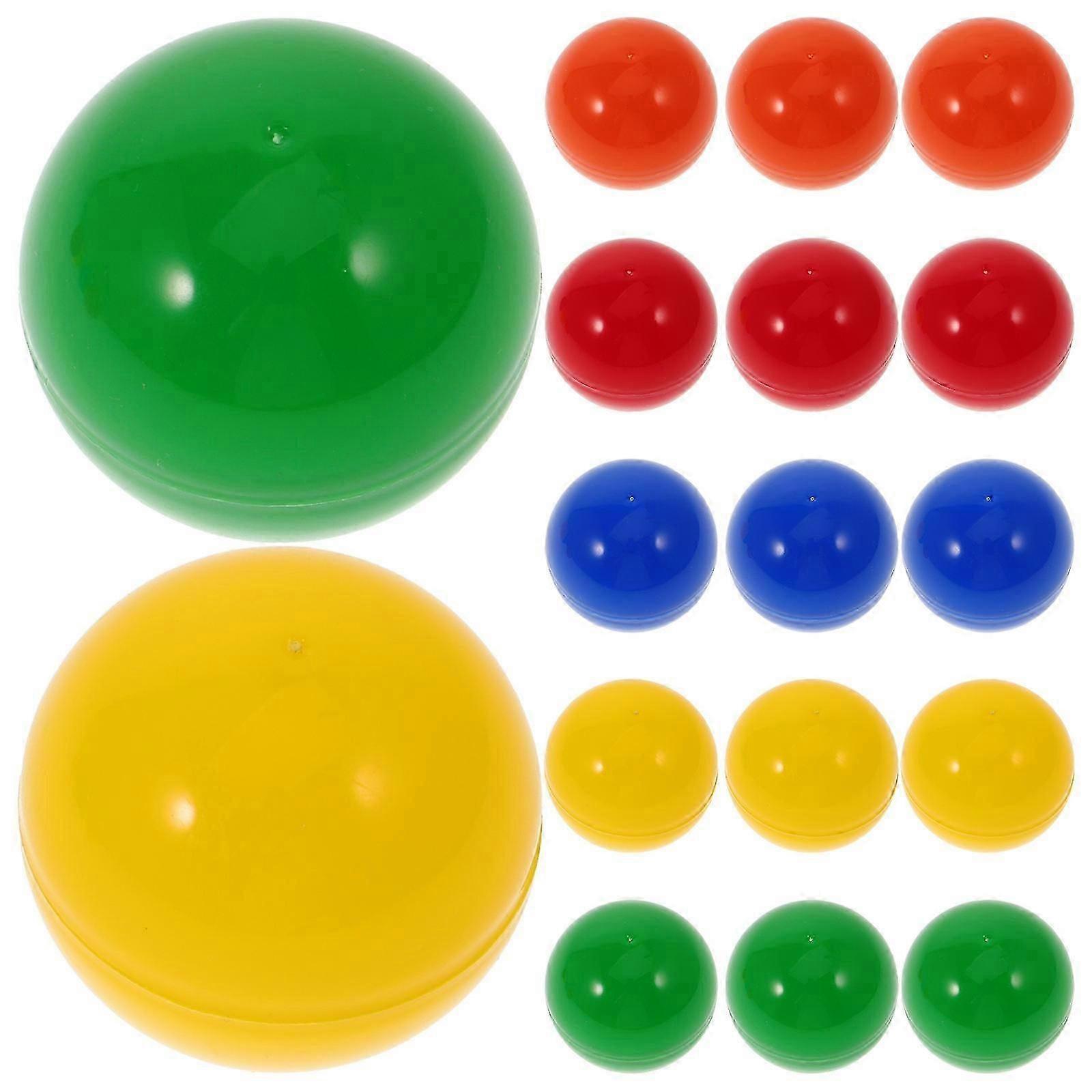 50 Pcs Balls Raffle Drawing Balls Party Activity Plastic Ball Props