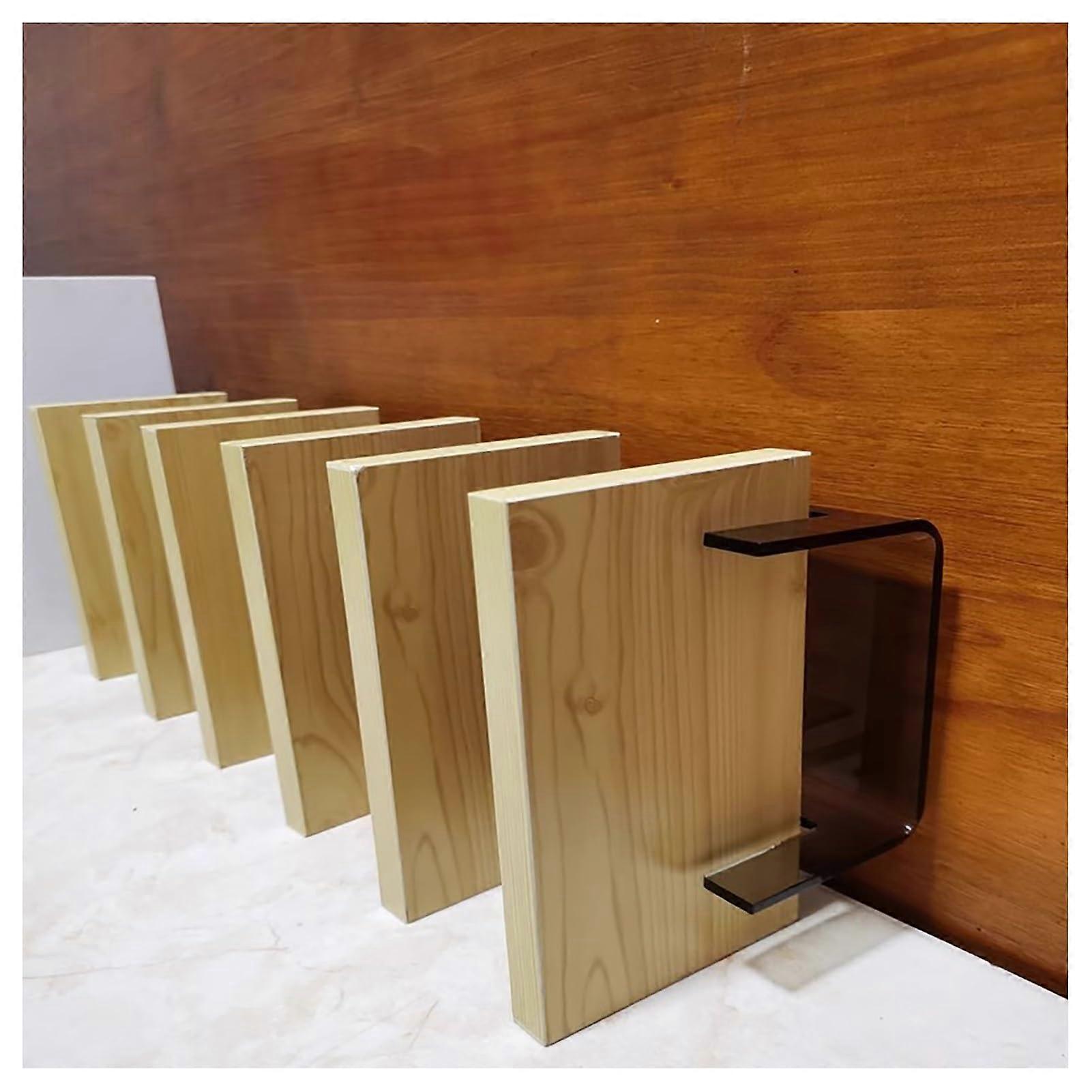 Tile Display Rack with Stable Gray Acrylic Stand for Showroom Tile and Stone Sample Storage