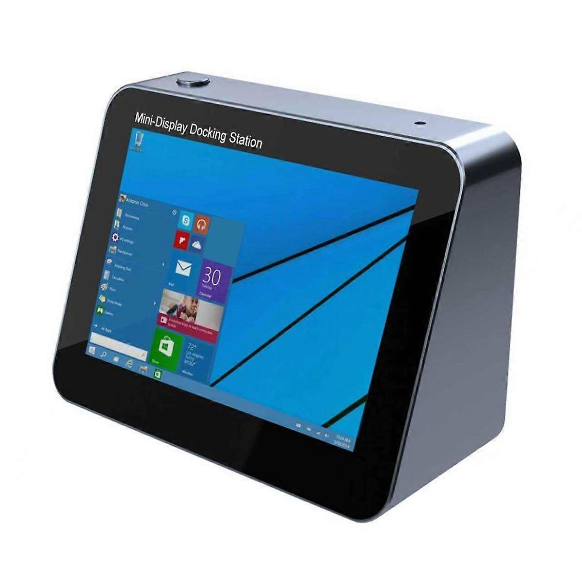 5 in 1 Multifunction Display Docking Station,5 Inch Type-C Dock Support 100W PD Charging + USB 3.0x2 +SD/TF Card Reader