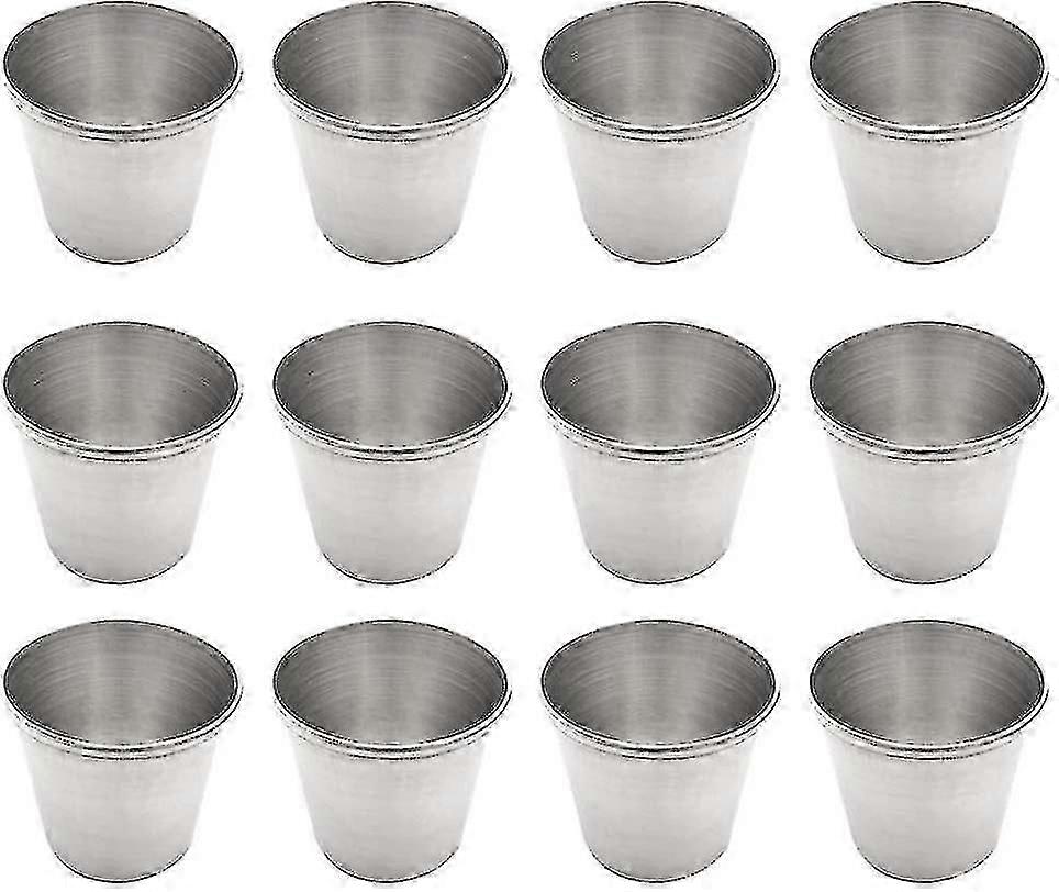 Stainless Steel Mug, Stackable, Child-friendly, For Camping 12pcs