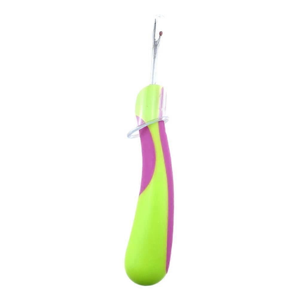 Green Ergonomic Seam Ripper with Soft Grip and Sharp Blade for Quilting Sewing Crafting