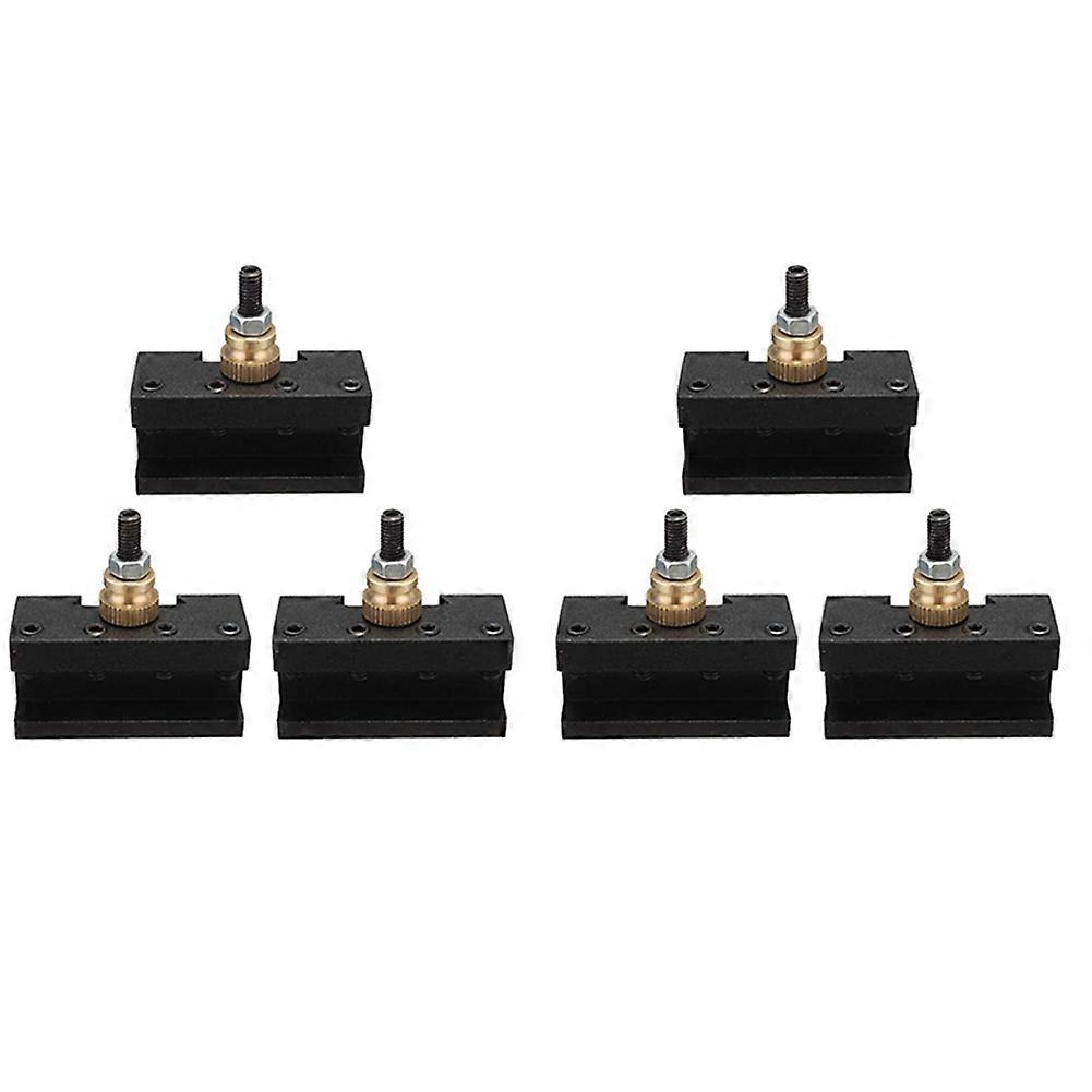 6Pcs Mini Lathe Quick Change Tools Post Holder Kit (1/4-1/2Inch), CNC Boring/Turning/Facing Holder Set