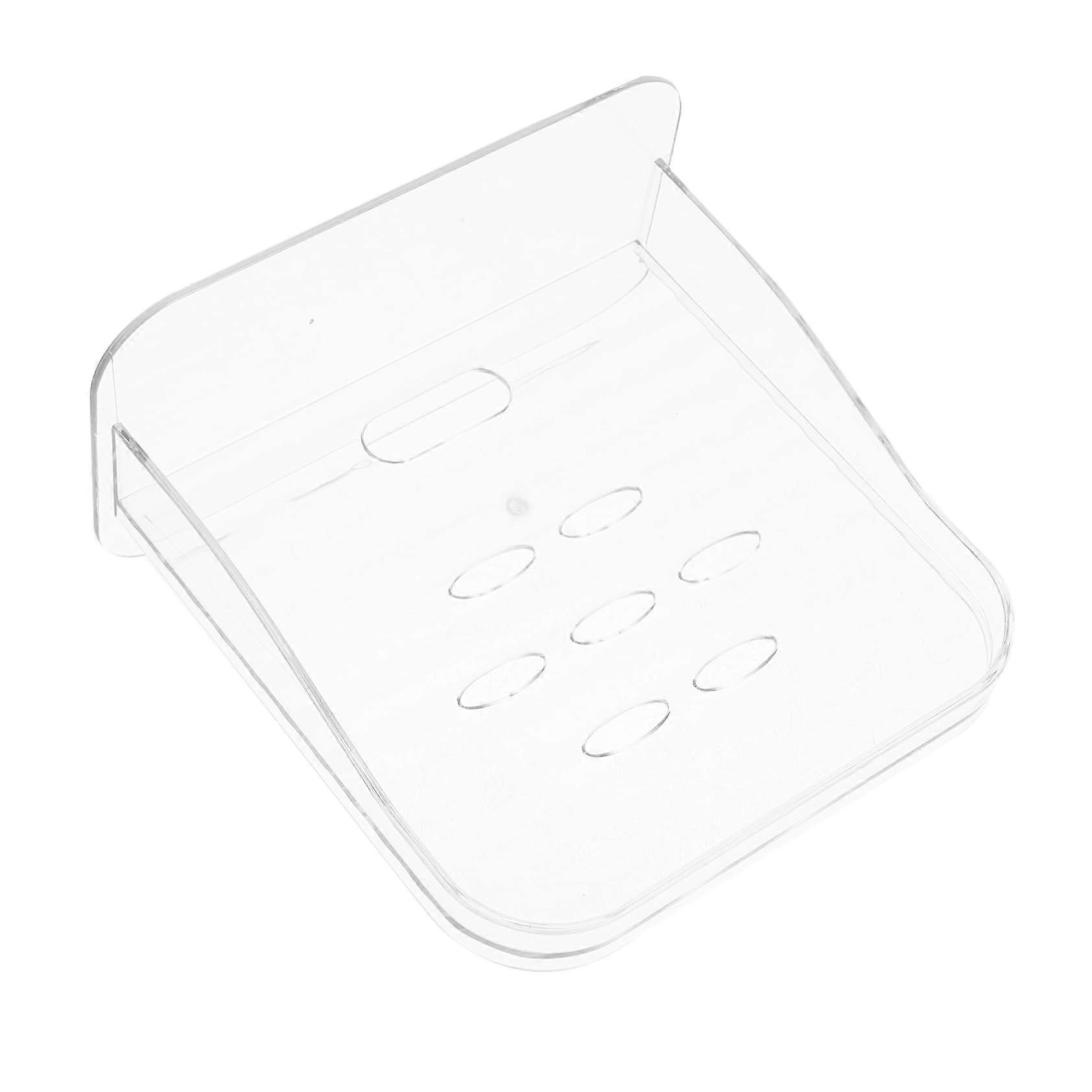 Transparent Wall Mount Shelf for Camera with Cable Management and Easy No Drill Installation