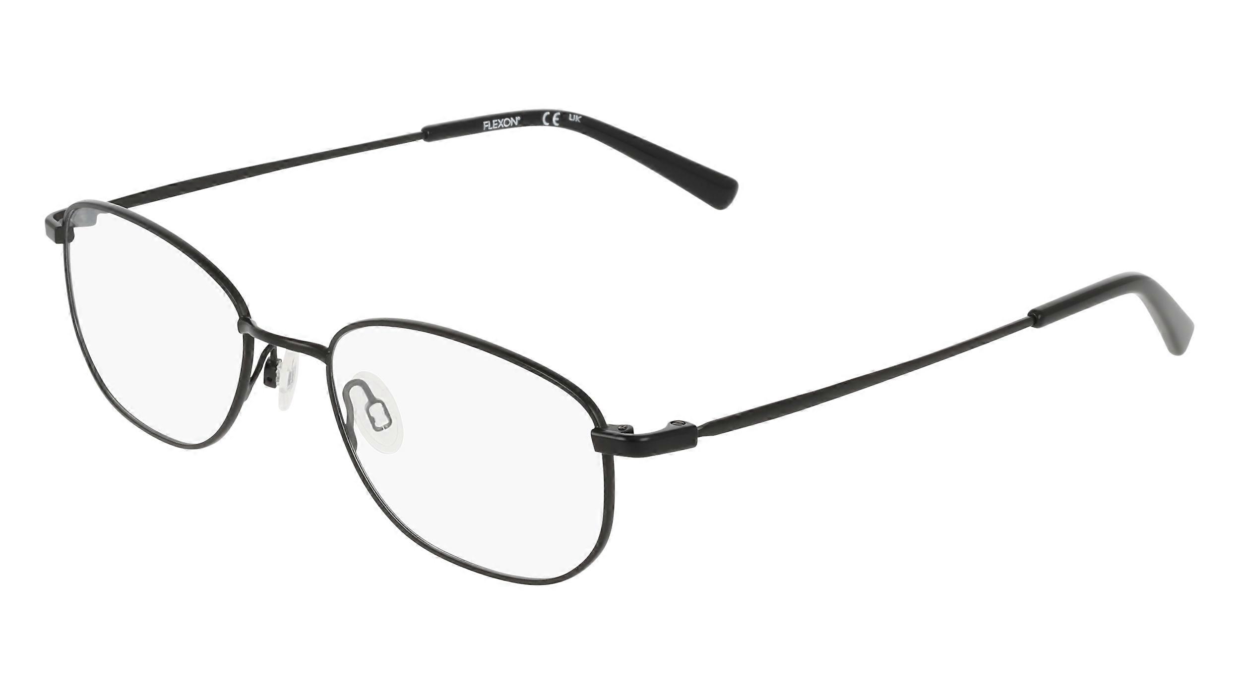Eyewear Frames FLEXON FLEXON H6099 002 SATIN BLACK 52/19/145 MALE