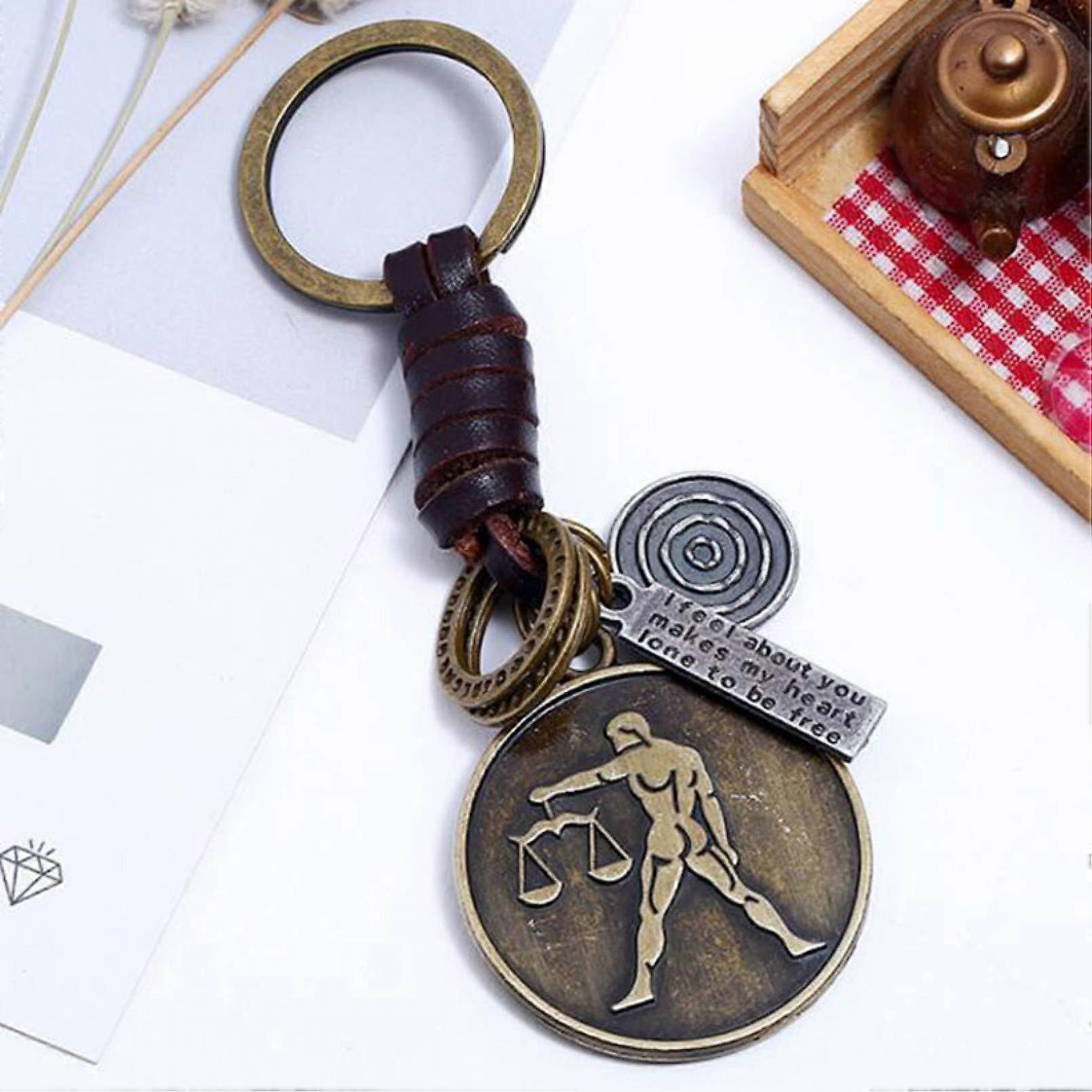 Durable Metal Constellation Keychain Key Ring for Women Secure Key Organization Gift