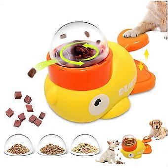 Interaktives Hundespielzeug in Entenform: Futterautomat mit langsamer Fütterung und Puzzle zur Förderung der Intelligenz und zur Bereicherung