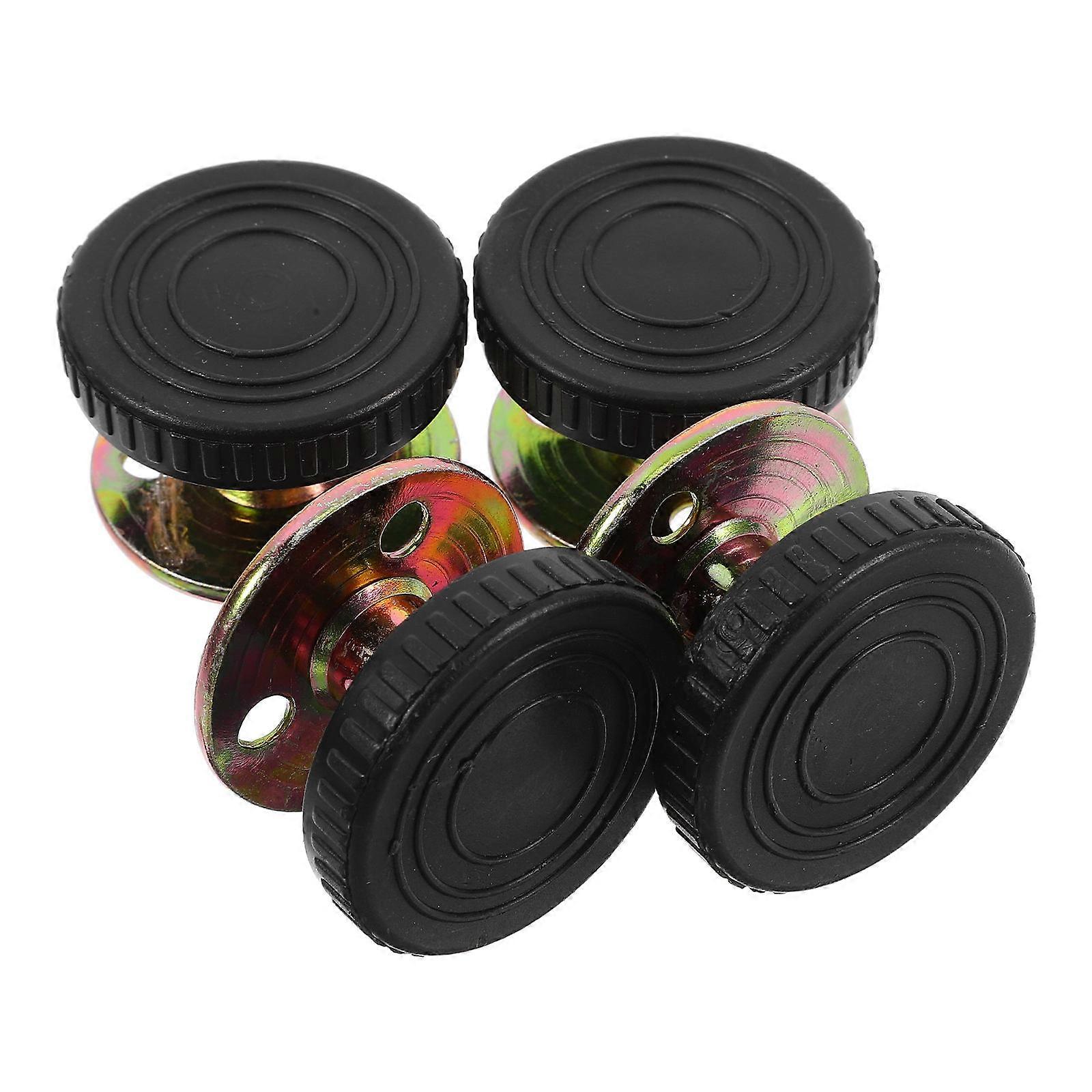 Anti-Sloshing Actuator Metal Bedside Fixator for Bed Use 4Pcs Adjustable Wall Stabilizer