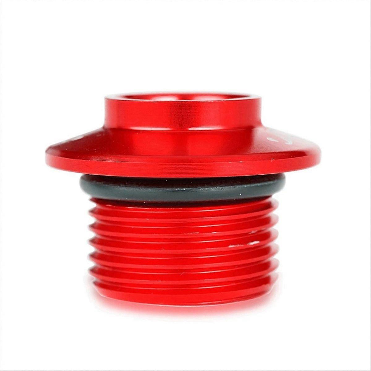 Röd motorcykelmotoroljepåfyllningspluggskydd för