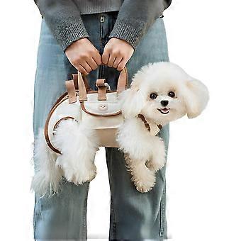 Dog Carrier Backpack for Small Pets, Breathable Detachable Travel Pet Bag with Adjustable Straps, Portable Hands-Free Dog Cat Carrier Backpack for Hik