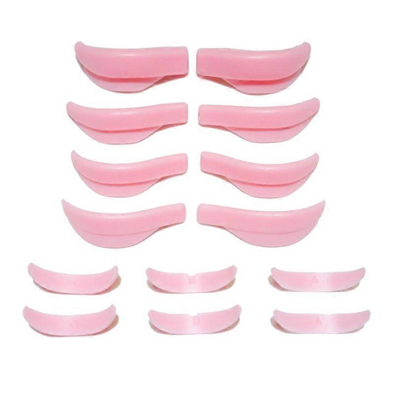 7 Pairs Eyelash Lifting Extension Kit Pink