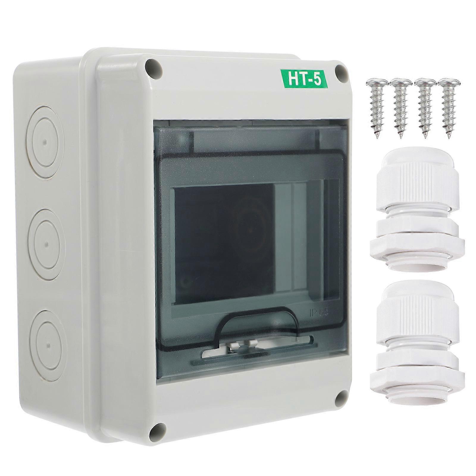 Waterproof Distribution Box Ht-5 Loop for Outdoor Use Light Grey