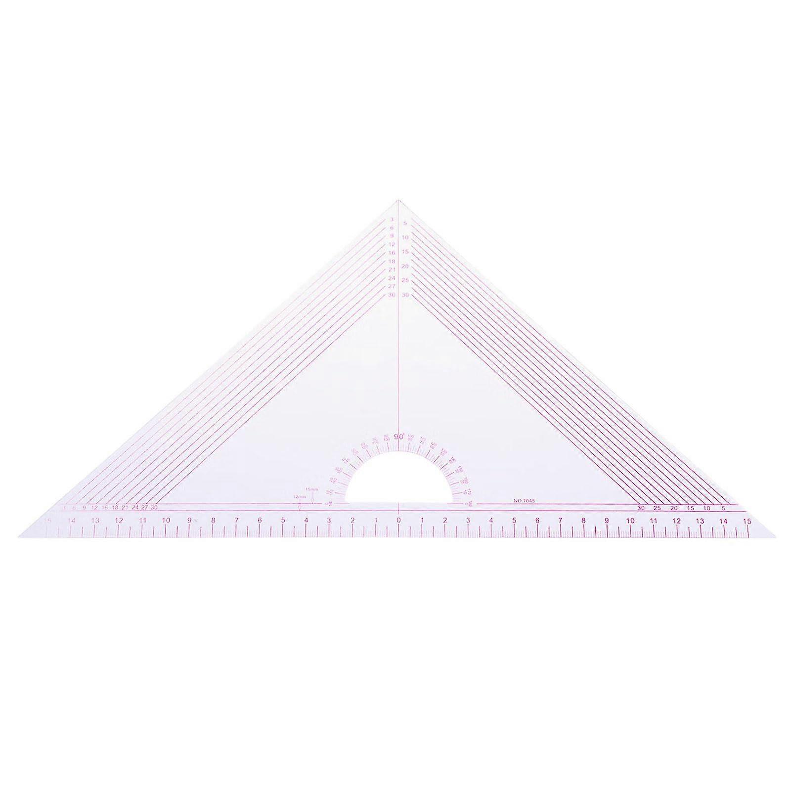 Multifunctional Quilting Ruler for Sewing Projects with Clear Markings and Precise Cutting Guide
