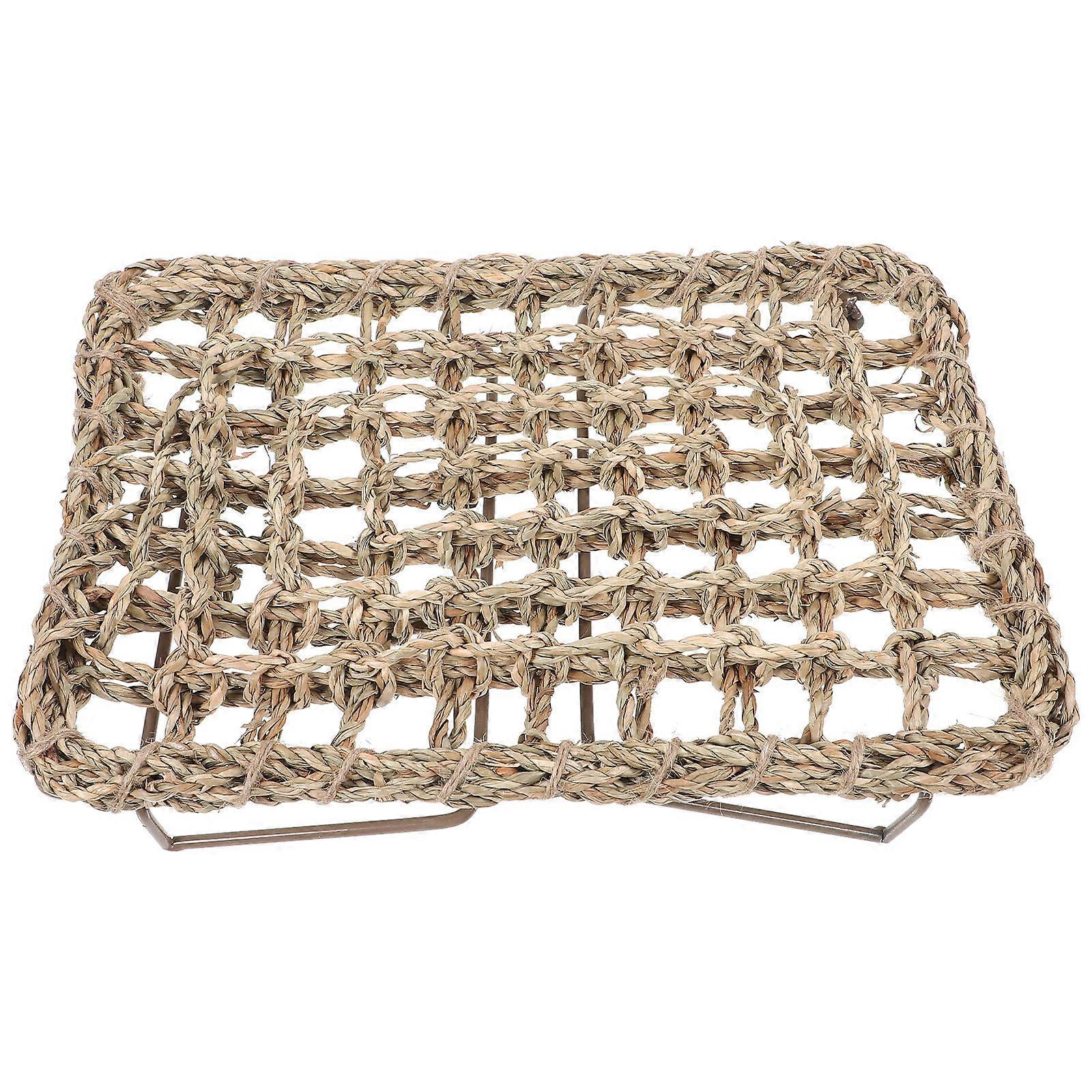 Lizard Lounger Bed for Reptile Sleeping with Durable Iron Frame 2Pcs