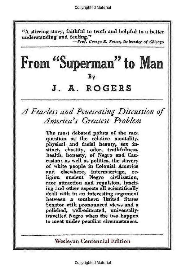 From -Superman- To Man