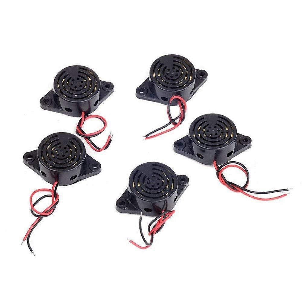 5pcs DC 324V Electronic Buzzer Alarm SFM27 Module with Continuous Beep Alert for PCB Mounting