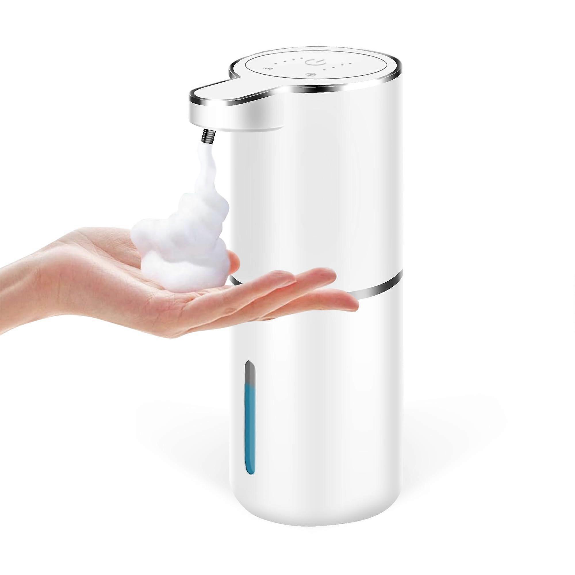 Automatic Foaming Soap Dispenser Touchless Sensor Wall Mounted 4Level Foam Control for Bathroom Kitchen