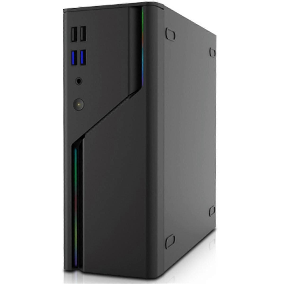 A09R Mini Computer Desktop Empty Chassis 5V ARGB Panel 4USB