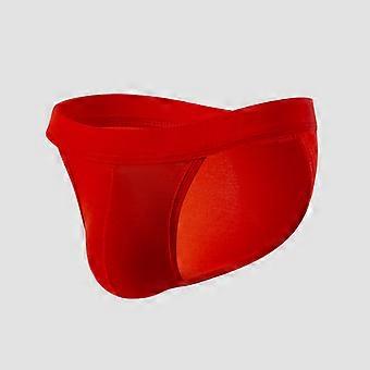 Cotton Underwear Men's Triangle Underpants Low Waist Briefs Male U Convex Pouch Panties Soft Cozy Knickers Pure Color Lingerie