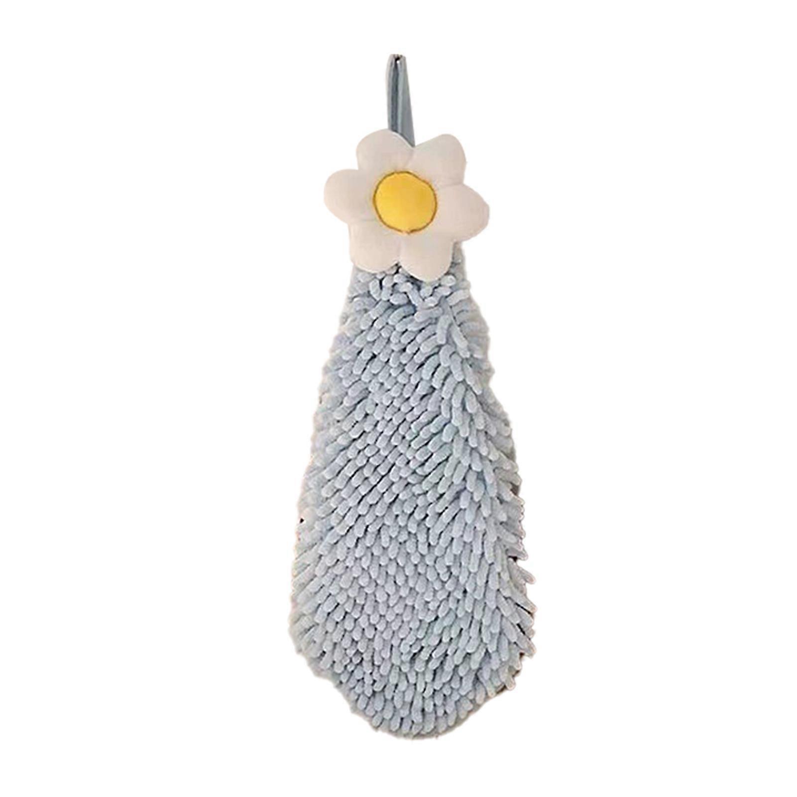 Quick Dry Hand Towel With Loop - Super Soft Polyester & Absorbent - for Kitchen & Bathroom & Office