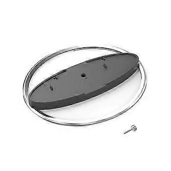 Vertical Stand Game Console Host Stand Anti-Slip Base Stand Replacement for PS5 Pro/PS5 Slim/PS5 Console Silver TAF