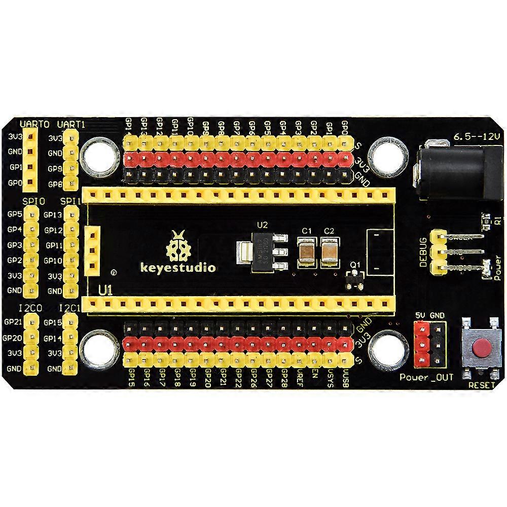 Keyestudio Raspberry Pi Pico IO Shield Board compatible with Raspberry Pi Pico Development Board Electronic DIY Projects