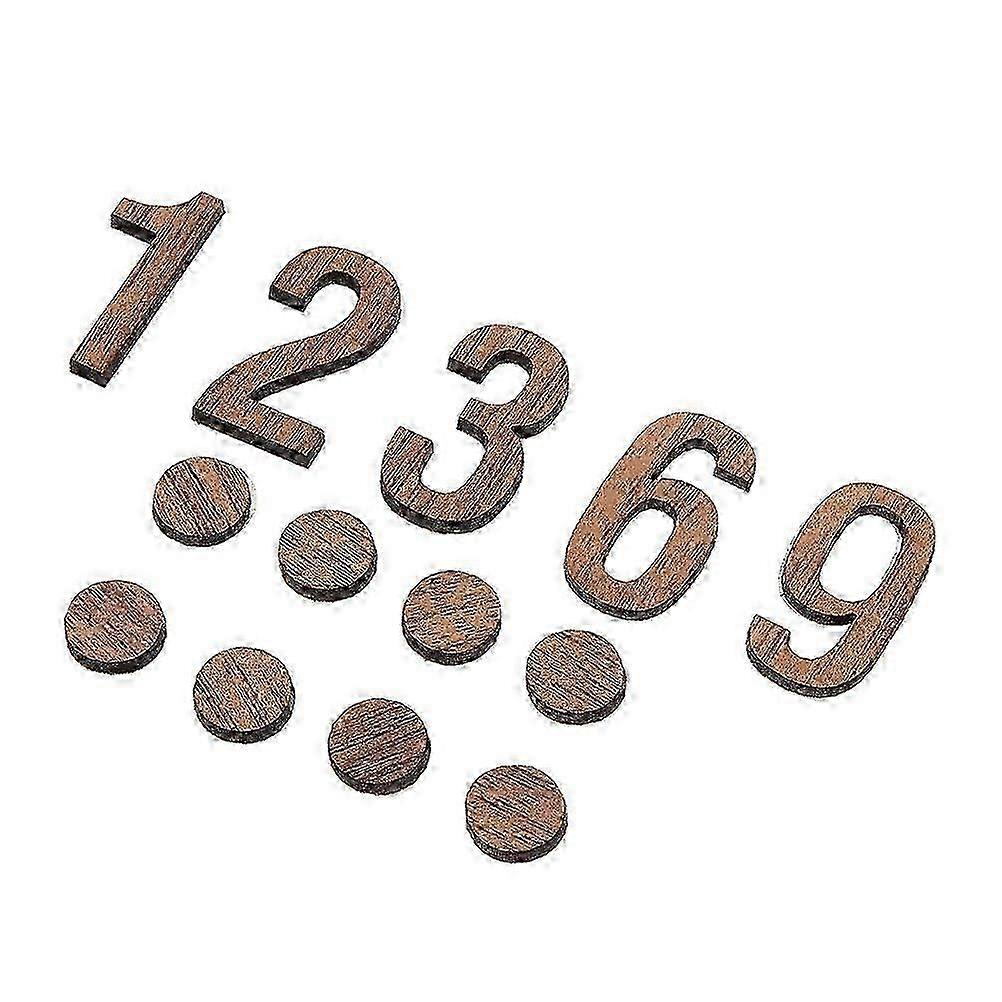 Simplified Wall Clock Kit compatible DIY Wooden Clock Number Replacement 1Set