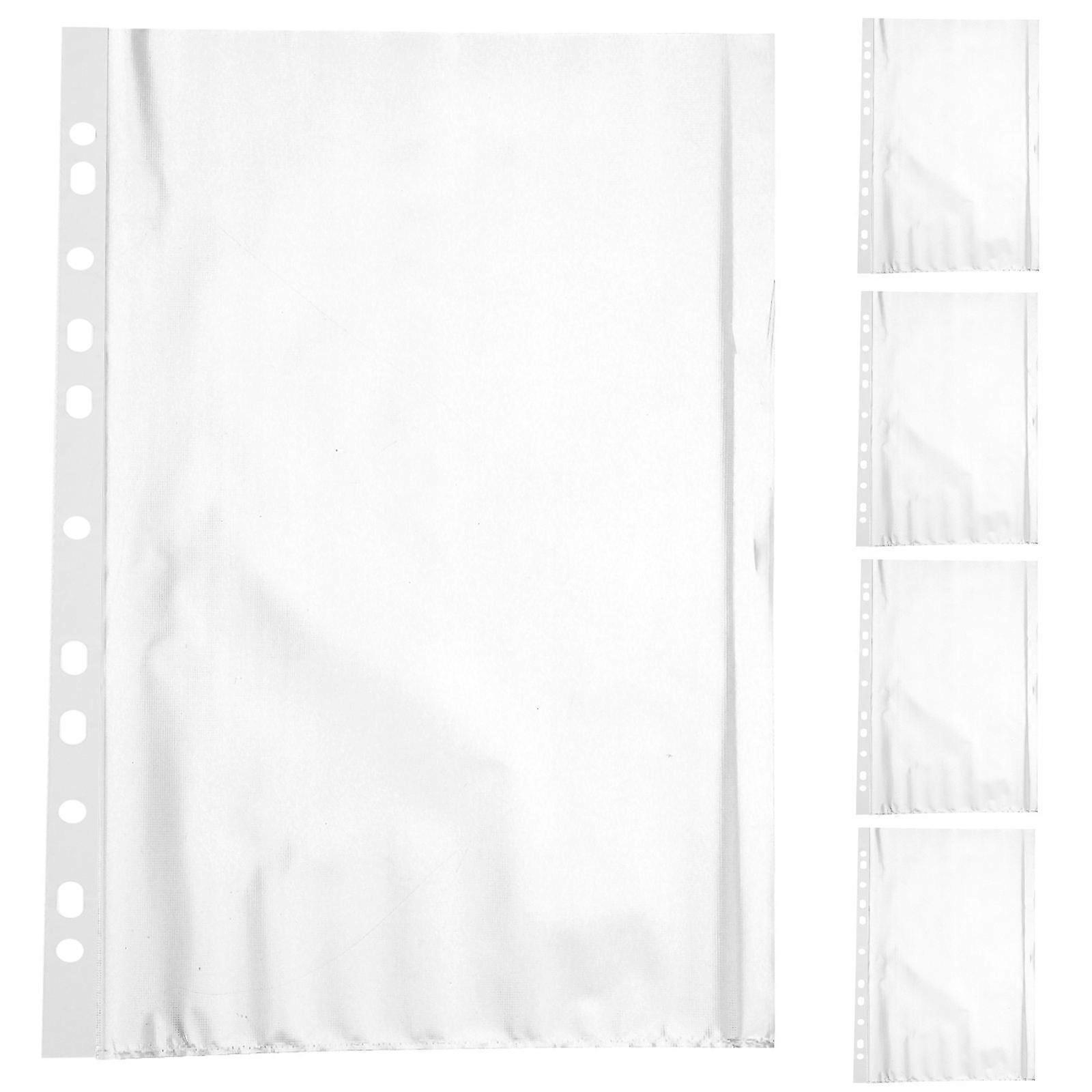 200Pcs Practical Binder Folders for Storage Transparent Document Protectors