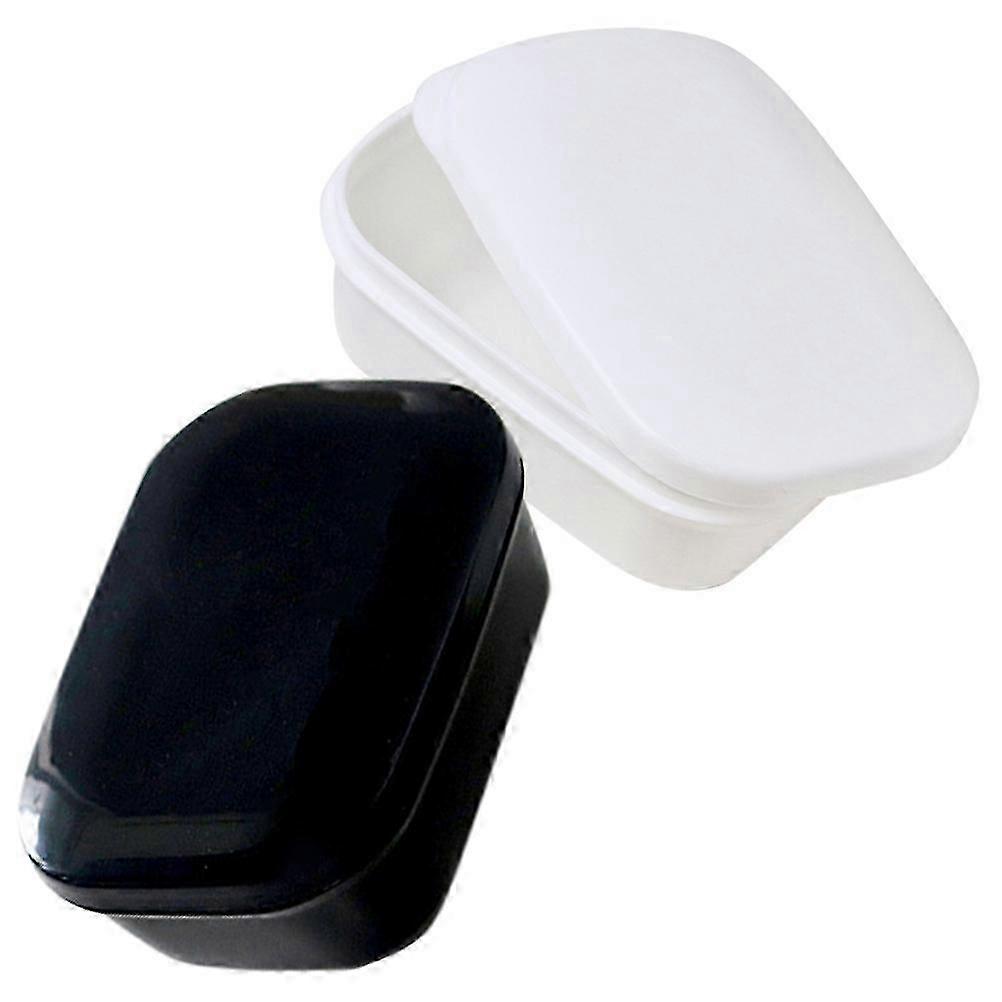 Portable Soap Case Assorted Soap Holder with Lid 4Pcs Set