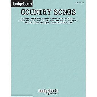 Piosenki country: Książki budżetowe